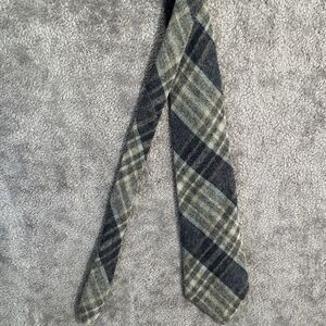 Vintage Hastings Necktie 58x4 Earthy Tones Plaid Wool Tie Scottish Tartan